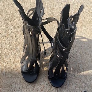 Women Black Sandals
